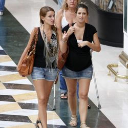 Raquel Jiménez en una tarde de compras