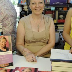 Anne Germain en la Feria del Libro de Madrid el pasado mes de junio de 2012