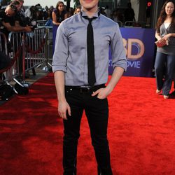 Chris Colfer en la première de 'Glee: The 3D Concert Movie'