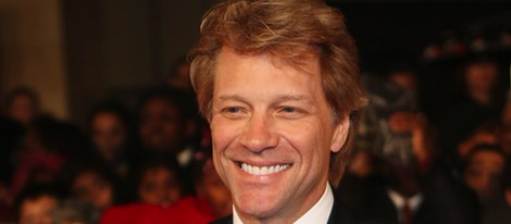 Jon Bon Jovi en la gala de los premios Britain Awards de Londres