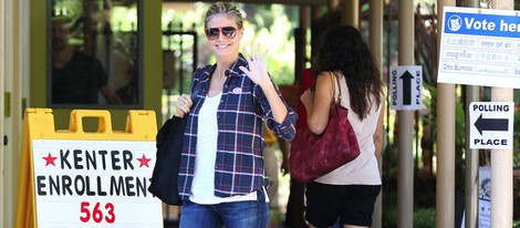 Heidi Klum da su voto en Brentwood