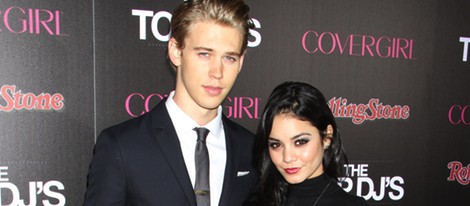 Vanessa Hudgens y Austin Butler en la fiesta de Rolling Stones