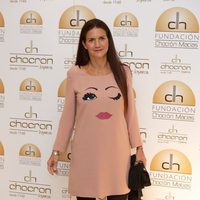 Samantha Vallejo Najera en la presentación del catálogo benéfico de Chocrón 2013