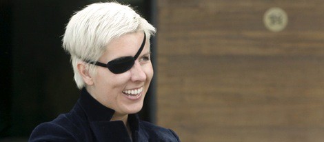 María de Villota con el parche en el ojo derecho 