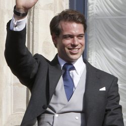 Félix de Luxemburgo en la boda de los Grandes Duques Herederos Guillermo y Stéphanie