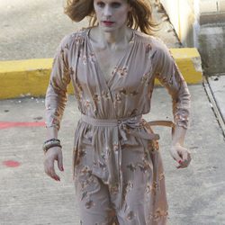 Jared Leto en una imagen del rodaje de 'The Dallas Buyers Club' 