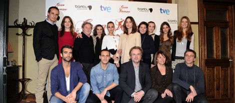 El reparto de 'Gran Reserva' en la presentación de su tercera temporada