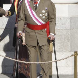 El Rey Juan Carlos retoma su agenda tras su operación con la Pascua Militar 2013