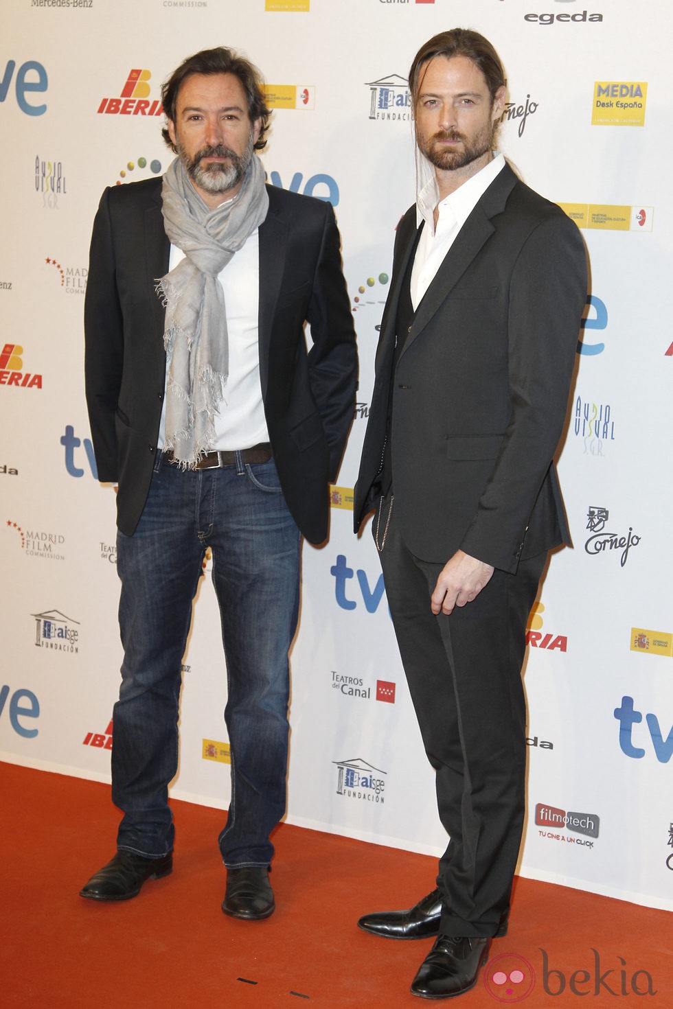 Ginés García Millán y William Miller en los Premios José María Forqué