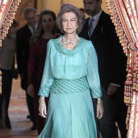 La Reina Sofía en la recepción al Cuerpo Diplomático