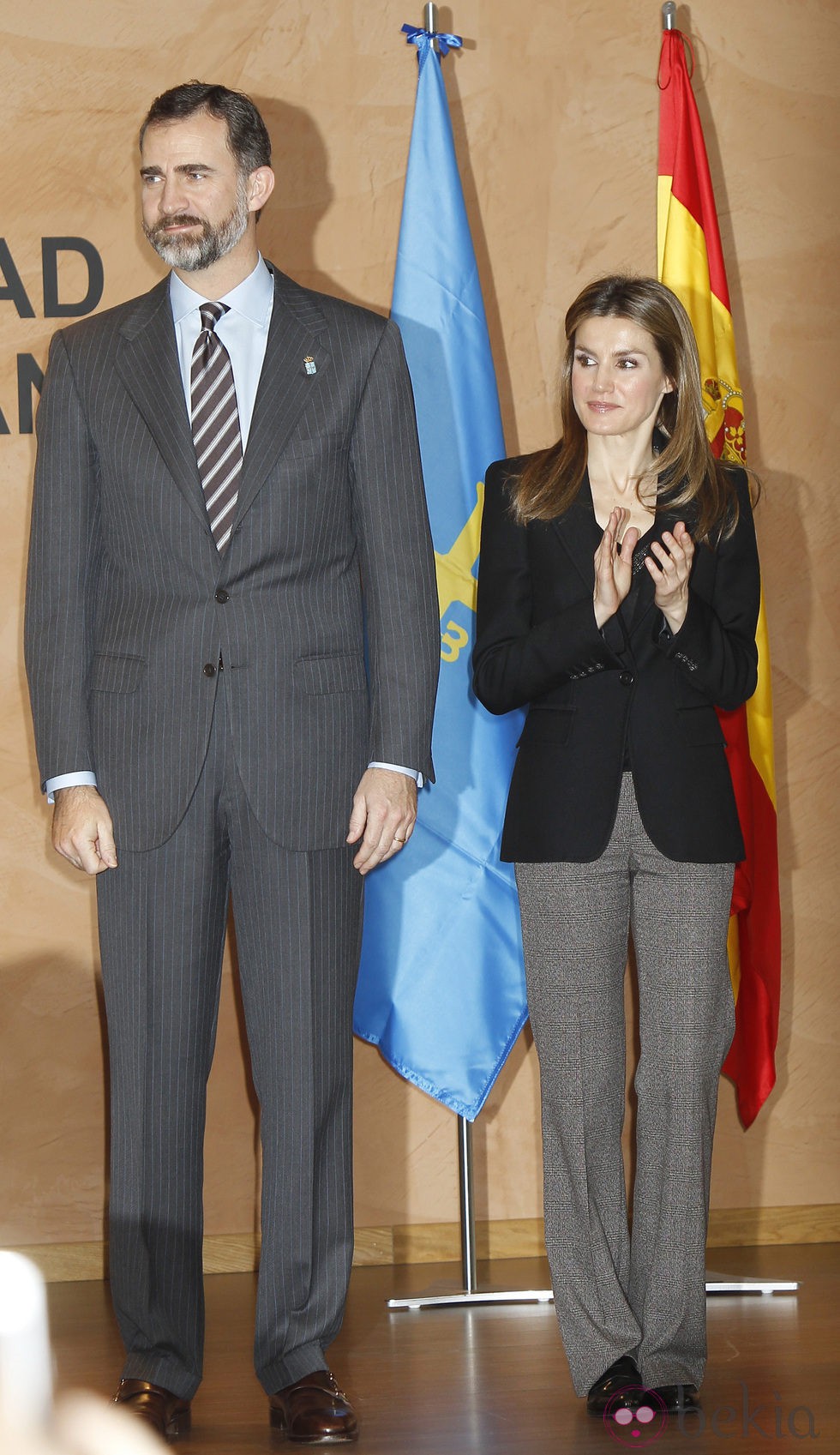 Los Príncipes Felipe y Letizia en Felechosa
