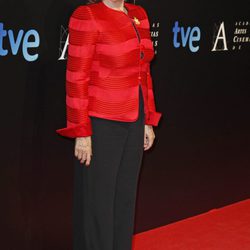 Concha Velasco en la entrada de la cena de los nominados a los Goya 2013