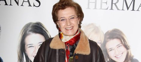 Beatriz Calvajal en el estreno de la obra de teatro 'Hermanas'