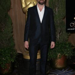 Hugh Jackman en el almuerzo de los nominados a los Oscar 2013