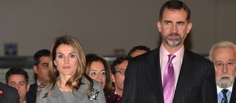 Los Príncipes Felipe y Letizia en la inauguración de ARCO 2013