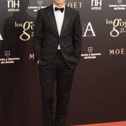 Alex González en la alfombra roja de los Goya 2013