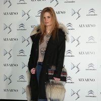 Olivia de Borbón en el front row del desfile de Alvarno otoño/invierno 2013/2014