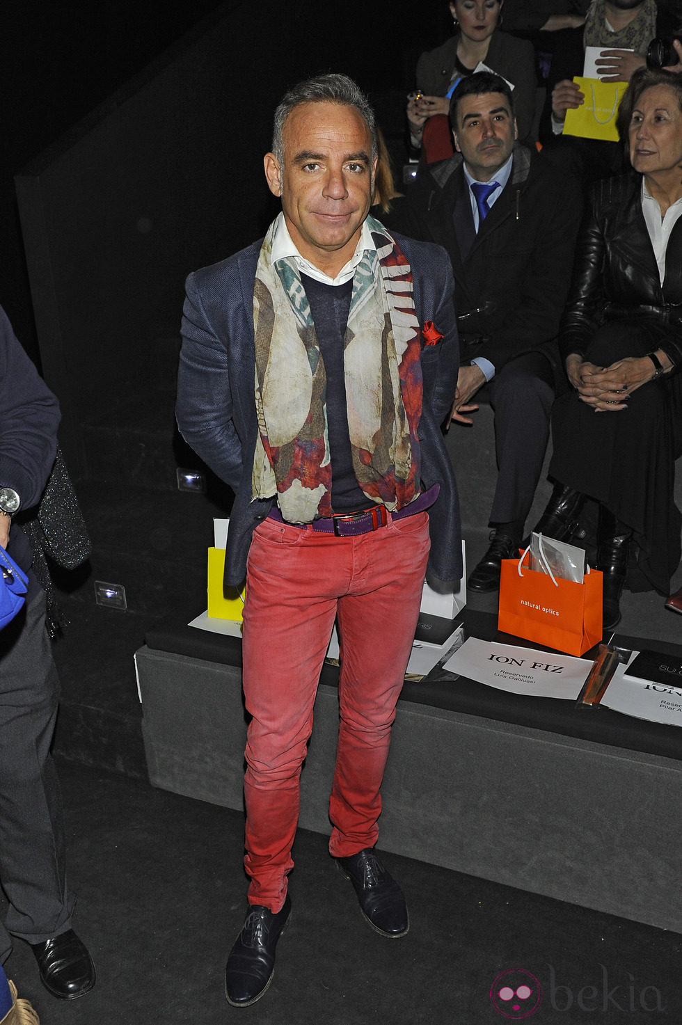 Joaquín Torres en el desfile de Ion Fiz de Madrid Fashion Week otoño/invierno 2013/2014