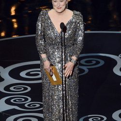 Meryl Streep en la gala de los Oscar 2013