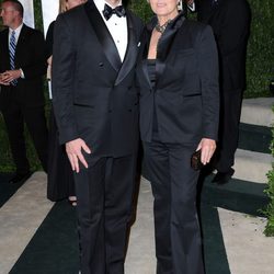 Hugh Jackman y Deborra Lee Furness en la fiesta post Oscar 2013 organizada por Vanity Fair