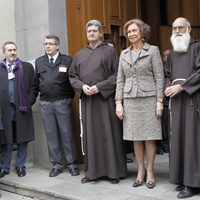 La Reina Sofía visita al Cristo de Medinaceli