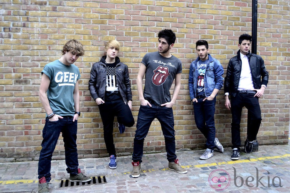 Dani, Carlos, Álvaro, Blas y David forman el grupo Auryn