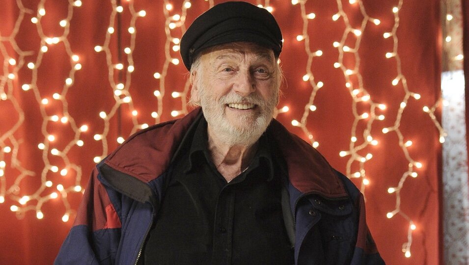 Héctor Alterio en la presentación del rodaje de 'Kamikaze'