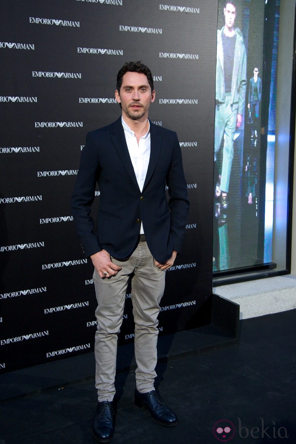 Paco León en la inauguración de una tienda de Armani en Madrid