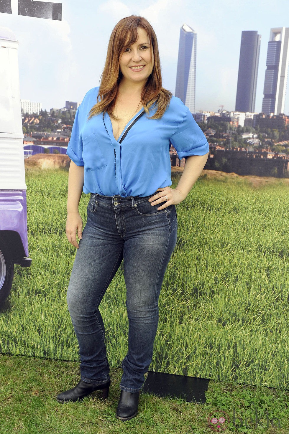 Natalia Roig en el estreno de la segunda temporada de 'Con el culo al aire'