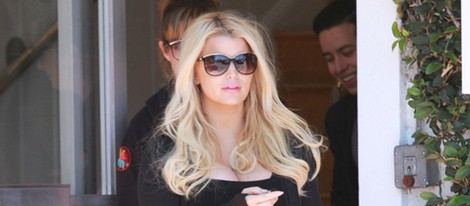 Jessica Simpson, de compras en la recta final de su segundo embarazo
