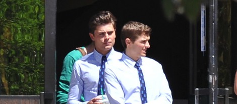 Zac Efron y Dave Franco en el rodaje de 'Townies'