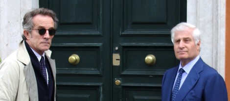 El Duque de Alba y el Duque de Húescar en la Embajada de España en Roma