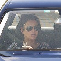 Mónica Cruz llega al hospital para dar a luz a su primer hijo