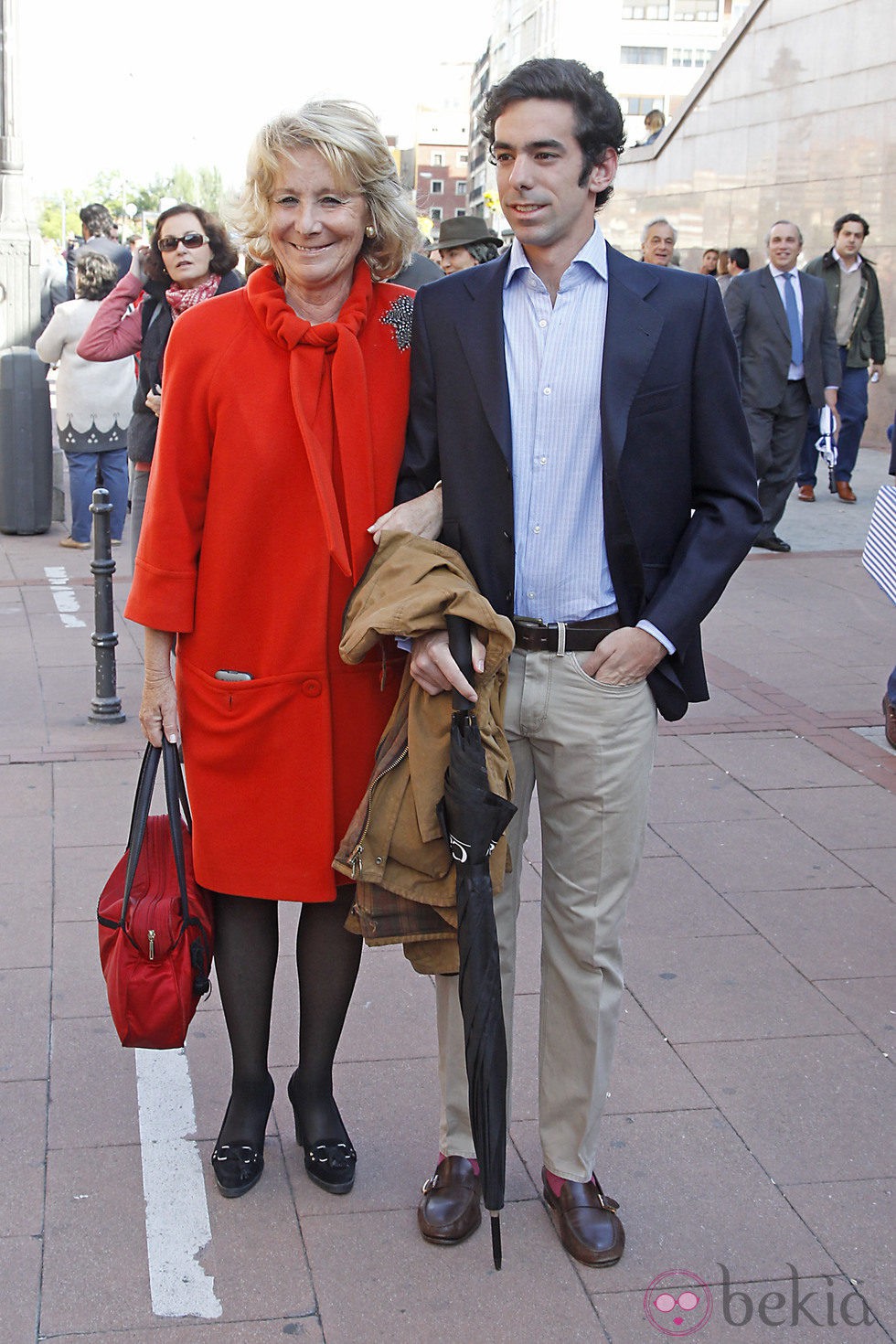 Esperanza Aguirre en una de las corridas de toros de San Isidro 2013