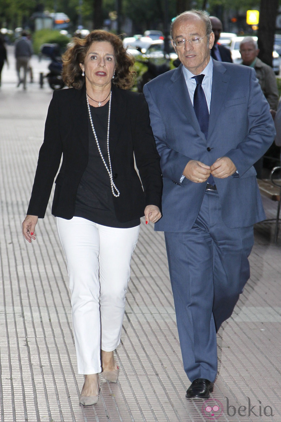 Ana Botella en la misa funeral de Alfredo Landa
