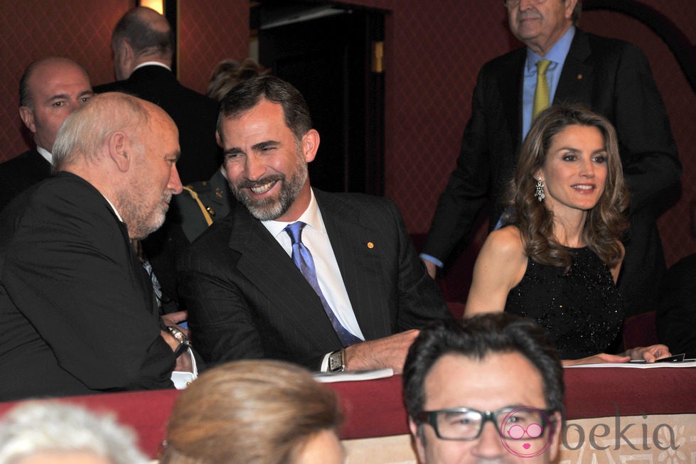 Los Príncipes Felipe y Letizia en la ópera 'L'Elisir d'Amore' en Barcelona