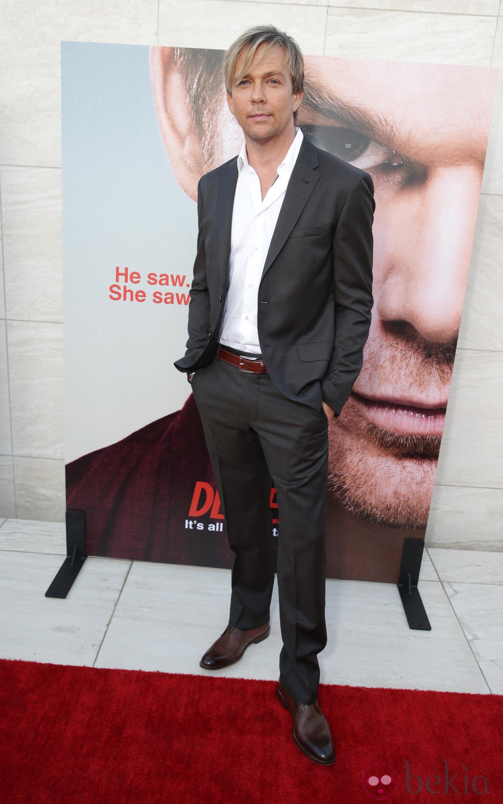 Sean Patrick Flanery en la presentación de la octava temporada de Dexter