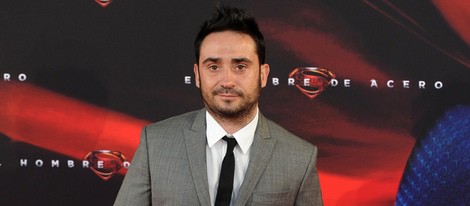 Juan Antonio Bayona en el estreno de 'El hombre de acero' en Madrid