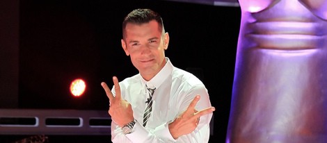 Jesús Vázquez posando en la presentación de la segunda edición de 'La voz'