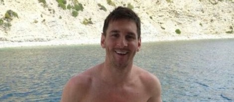Leo Messi durante sus vacaciones en Ibiza