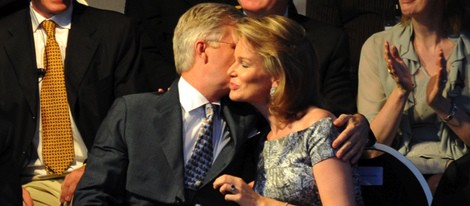 Felipe y Matilde de Bélgica en el National Ball de Bruselas
