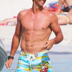 Fernando Verdasco con el torso desnudo en Formentera