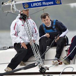 Federico de Dinamarca en la regata Nations Cup