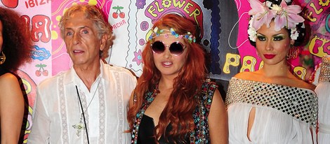 Paulina Rubio en la fiesta Flower Power de Ibiza 2013
