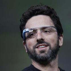 Sergey Brin, cofundador de Google, con unas Google Glass