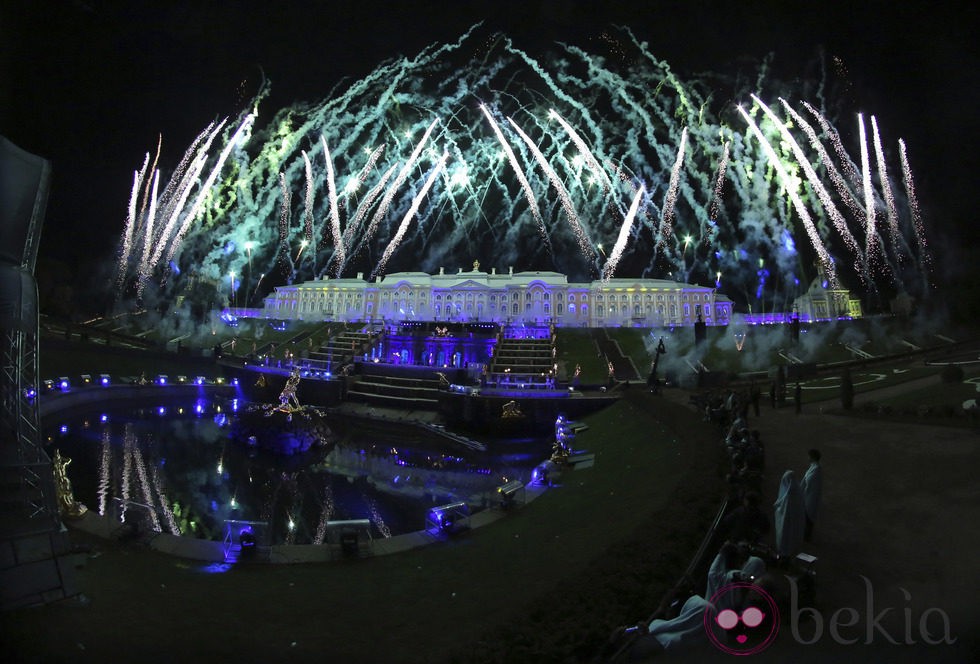 Espectáculo en el Palacio de Peterhof, San Petersburgo