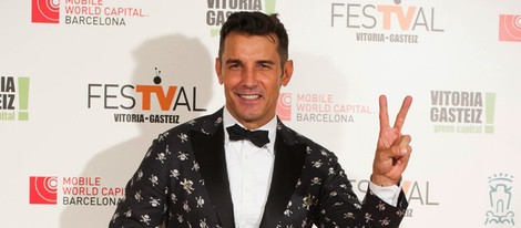 Jesús Vázquez en la gala de clausura del FesTVal de Vitoria 2013