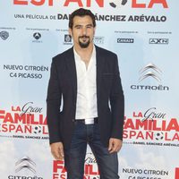 Antonio Velázquez en el estreno de 'La Gran Familia Española'