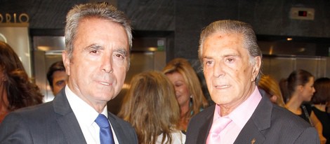 José Ortega Cano y Jaime Ostos en el estreno del documental 'El Juli, 15 de 30'