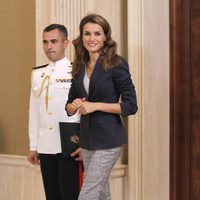 La Princesa Letizia recibe en audiencia a los participantes de 'My Europe'